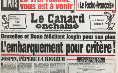 N° 4004 du Canard Enchaîné –  23 Juillet 1997
