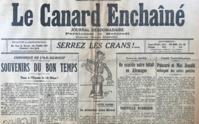 N° 401 du Canard Enchaîné – 5 Mars 1924