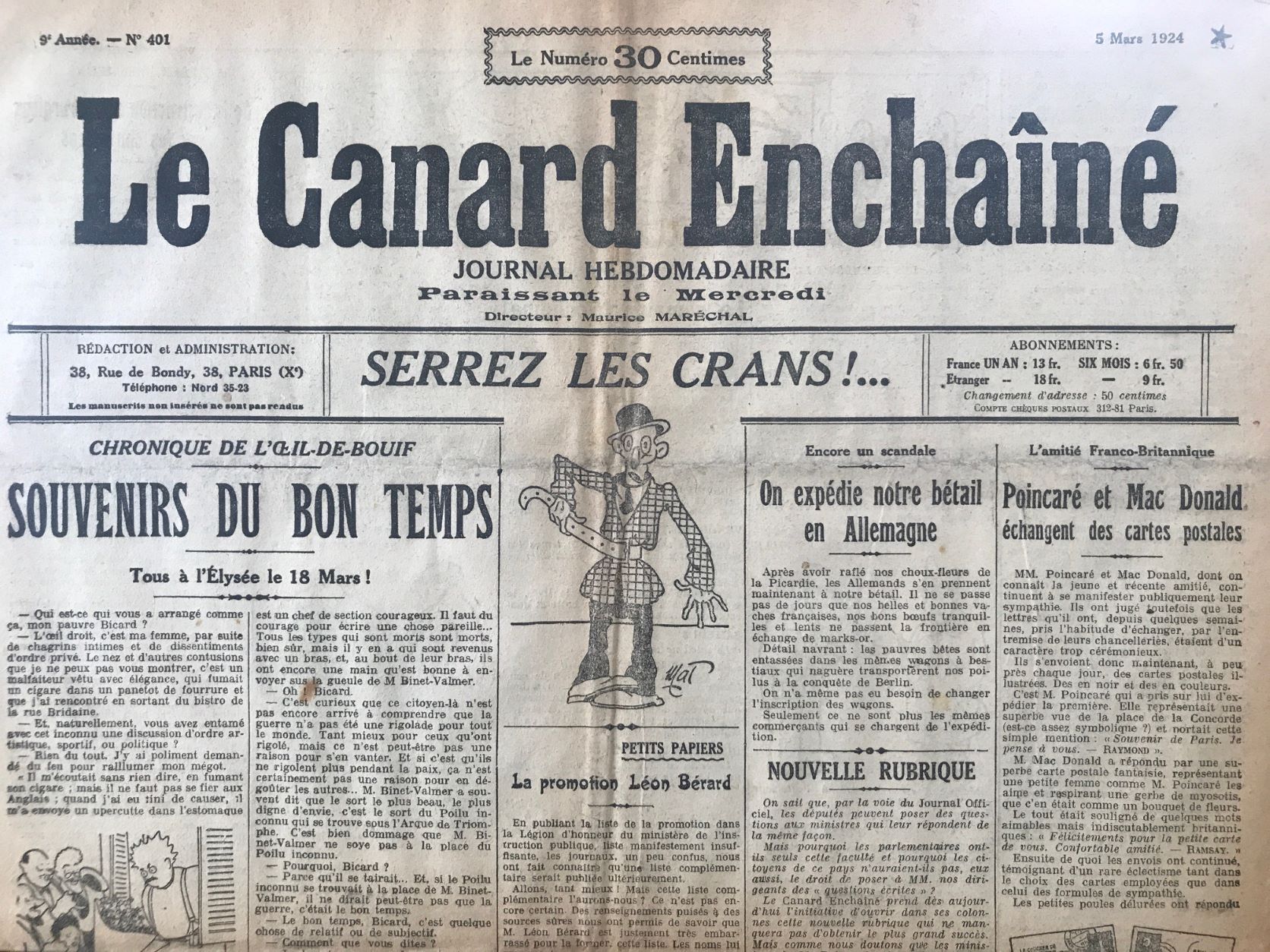 Couac ! | Acheter un Canard | Vente d'Anciens Journaux du Canard Enchaîné. Des Journaux Satiriques de Collection, Historiques & Authentiques de 1916 à 2004 ! | 401 1