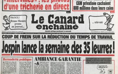 N° 4012 du Canard Enchaîné –  17 Septembre 1997