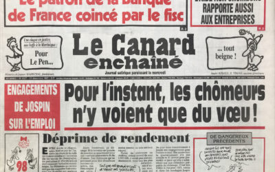 N° 4027 du Canard Enchaîné –  31 Décembre 1997