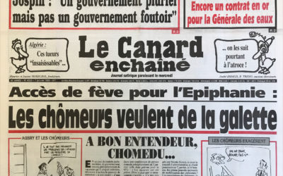 N° 4028 du Canard Enchaîné –  7 Janvier 1998