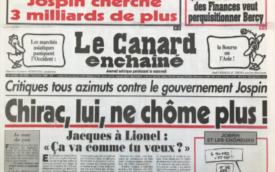 N° 4029 du Canard Enchaîné –  14 Janvier 1998
