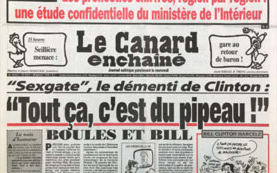 N° 4031 du Canard Enchaîné –  28 Janvier 1998