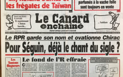 N° 4032 du Canard Enchaîné –  4 Février 1998
