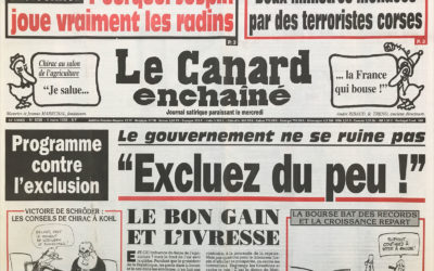 N° 4036 du Canard Enchaîné –  4 Mars 1998