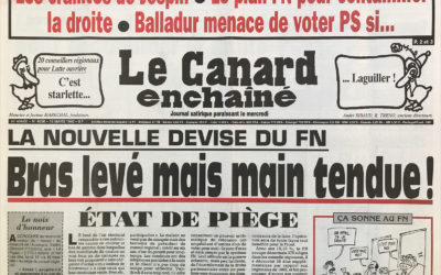 N° 4038 du Canard Enchaîné –  18 Mars 1998