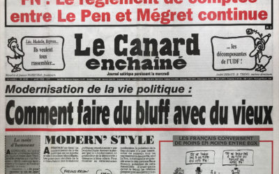 N° 4040 du Canard Enchaîné –  1 Avril 1998