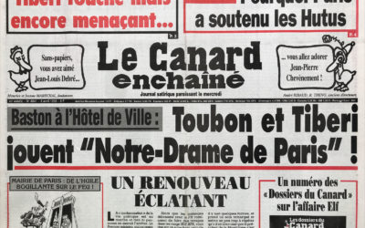 N° 4041 du Canard Enchaîné –  8 Avril 1998