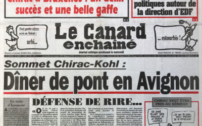 N° 4045 du Canard Enchaîné –  6 Mai 1998