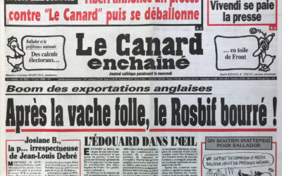N° 4051 du Canard Enchaîné –  17 Juin 1998