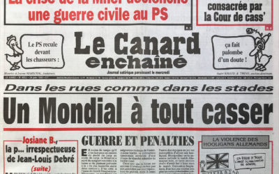 N° 4052 du Canard Enchaîné –  24 Juin 1998