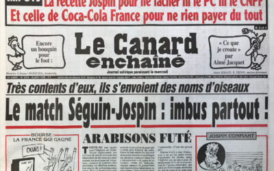 N° 4054 du Canard Enchaîné –  8 Juillet 1998