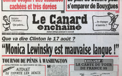 N° 4058 du Canard Enchaîné –  5 Août 1998