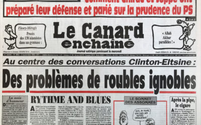 N° 4062 du Canard Enchaîné –  2 Septembre 1998