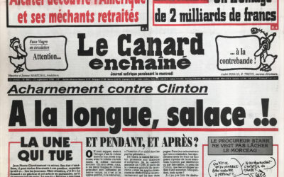 N° 4065 du Canard Enchaîné –  23 Septembre 1998