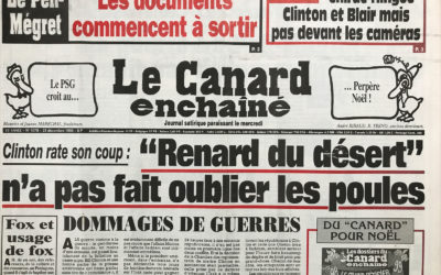 N° 4078 du Canard Enchaîné –  23 Décembre 1998