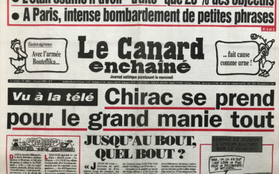 N° 4094 du Canard Enchaîné –  14 Avril 1999