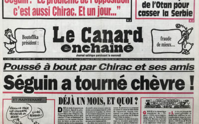 N° 4095 du Canard Enchaîné –  21 Avril 1999