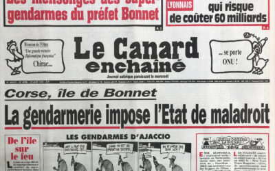 N° 4096 du Canard Enchaîné –  28 Avril 1999