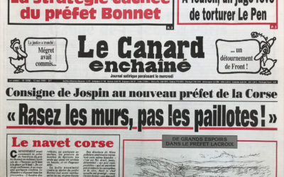 N° 4098 du Canard Enchaîné –  12 Mai 1999