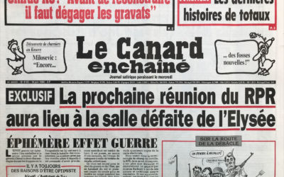 N° 4103 du Canard Enchaîné –  16 Juin 1999