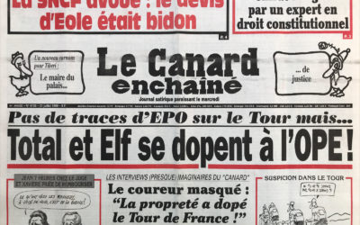 N° 4108 du Canard Enchaîné –  21 Juillet 1999