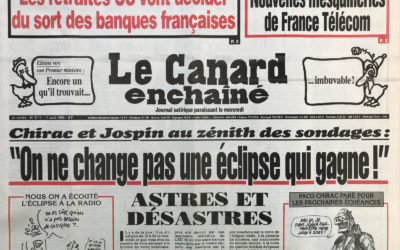 N° 4111 du Canard Enchaîné –  11 Août 1999