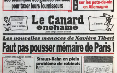 N° 4115 du Canard Enchaîné –  8 Septembre 1999
