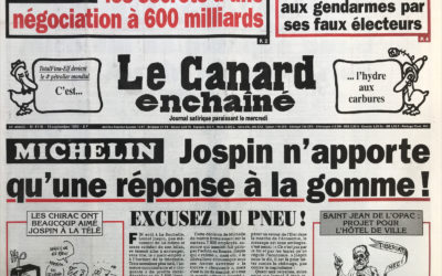 N° 4116 du Canard Enchaîné –  15 Septembre 1999