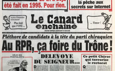 N° 4117 du Canard Enchaîné –  22 Septembre 1999
