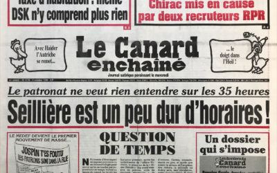 N° 4119 du Canard Enchaîné –  6 Octobre 1999
