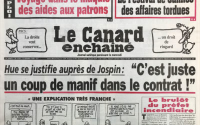 N° 4120 du Canard Enchaîné –  13 Octobre 1999