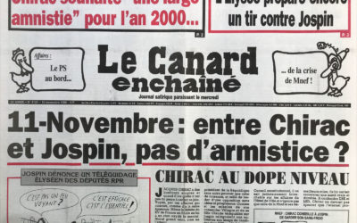 N° 4124 du Canard Enchaîné –  10 Novembre 1999