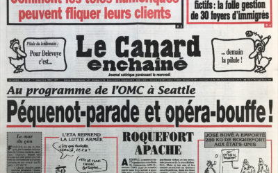 N° 4127 du Canard Enchaîné –  1 Décembre 1999
