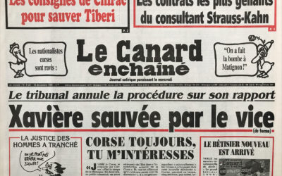 N° 4129 du Canard Enchaîné –  15 Décembre 1999
