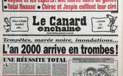 N° 4131 du Canard Enchaîné –  29 Décembre 1999