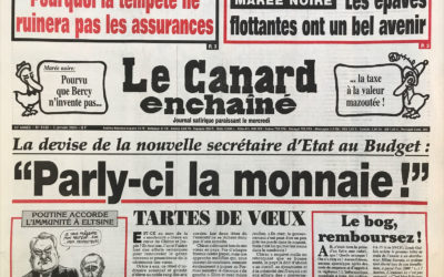 N° 4132 du Canard Enchaîné –  5 Janvier 2000