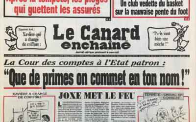 N° 4133 du Canard Enchaîné –  12 Janvier 2000