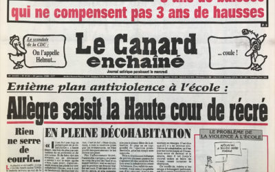 N° 4135 du Canard Enchaîné –  26 Janvier 2000