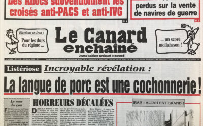 N° 4139 du Canard Enchaîné –  23 Février 2000
