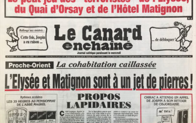 N° 4140 du Canard Enchaîné –  1 Mars 2000