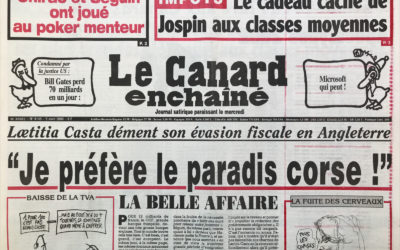 N° 4145 du Canard Enchaîné –  5 Avril 2000