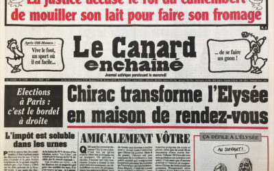 N° 4146 du Canard Enchaîné –  12 Avril 2000