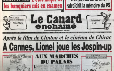N° 4150 du Canard Enchaîné –  10 Mai 2000