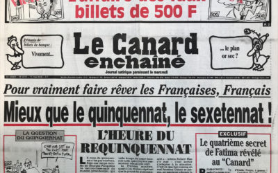 N° 4151 du Canard Enchaîné –  17 Mai 2000