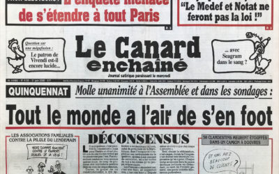 N° 4156 du Canard Enchaîné –  21 Juin 2000