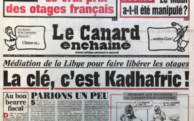 N° 4164 du Canard Enchaîné –  16 Août 2000