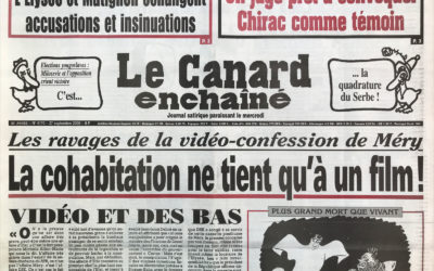 N° 4170 du Canard Enchaîné –  27 Septembre 2000