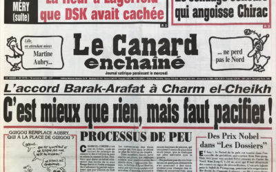 N° 4173 du Canard Enchaîné –  18 Octobre 2000
